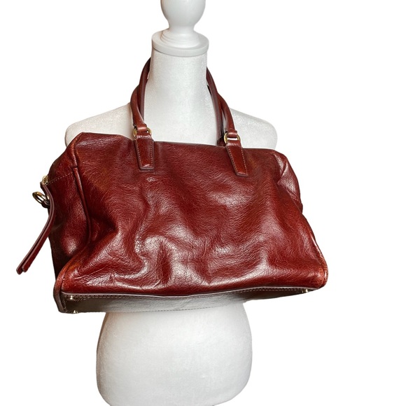 Banana Republic Handbags - Banana Republic Leather Shoulder/Handbag Saddle Brown